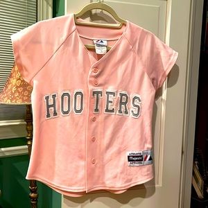 Vintage  Hooters girl pink uniform baseball jersey